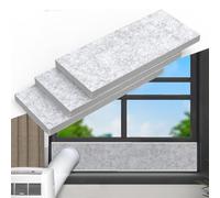3 pannelli isolanti in schiuma, kit di guarnizioni per finestre AC, pannello isolante per condizionatore d'aria da 41,9 cm, per sigillare calore, ridurre il rumore, riempire gli spazi vuoti