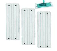 3 panni per pulizia Leifheit Combi/Clean Twist M Micro Duo, accessori di ricambio per tutti i tipi di pavimenti, pulizia ecologica