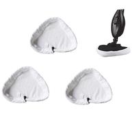 3 panni universali triangolari per scopa a vapore, compatibili con pulitori a vapore H2O, scope a vapore X5 e Vax S2, riutilizzabili e lavabili per pavimenti duri, piastrelle, legno, marmo