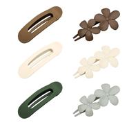 3 Parola Clip, 3 Fiore Clip, Semplice E Versatile Tornante, Intrecciato Decorazione Dei Capelli Copricapo, Acconciatura Accessori Fissi.