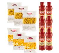3 Pasta Penne + 3 Elicoidali Granoro Gr 500 + 6 Passata di pomodoro Mutti gr 700 | Box OFFERTA SPECIALE