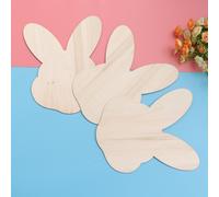 3 PC Decorazioni Per La Casa Del Coniglietto Arredamento in Legno