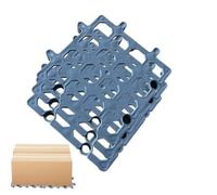 3 Pc Pallet In Plastica 33.5 * 33.5Cm, Bancali Incastro Impermeabile Magazzino, Mezzo Bancale Da Pedana Leggera Incastrabile E Impilabile Per Aperto Garage Cucine