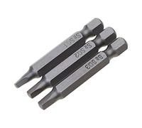 3 Pcs 1/4 Inches Hex Shank Long Magnetic Square for Head Screwdriver Bits Set Power Tools Fitting for Electric Screwdriv Magnetic Screwdriver Bits for Drill