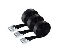 3 PCS 1" x3.3ft Cargo Tie Down Straps, Lashing Straps with Cam Lock (3.3FT-3pcs) Pack of