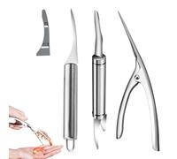 3 Pcs, 5 In 1 Multifunctional Shrimp Line Fish Maw Knife - Gamberetti Line Coltelli, Coltello per Sgusciare, Scalare e Pulire Frutti di Mare - Gamberetti Strumento Di Pulizia Per Cucina