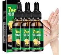 3 PCS 7 Days Ginger Nail, Ginger Nail Treatment Nail Support Nail Care, Ginger Nail Growth Serum, Ginger Cuticle Care Oil for Nails, Nail Strengthener for Damaged Nails