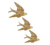 3 Pcs Abbellimento Parete Decorazione Muro Arte Della Degli Uccelli