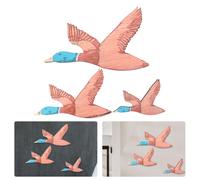 3 Pcs Abbellimento Parete Decorazione Muro Arte Della Degli Uccelli