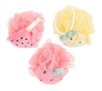 3 Pcs Accessori Per Doccia Giocattolo Da Bagno Luffa Posteriore La