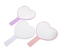 3 Pcs Adoro Lo Specchio Del Trucco Portatile Alunno Per Cuore Ciglia