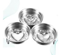 3 Pcs Anelli Per Uova in Acciaio Inox Pentola Di Stampo Cucinare