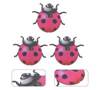 3 PCS Appendino Da Parete Coccinella Sette Stelle Arte Murale Della