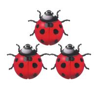 3 PCS Appendino Da Parete Coccinella Sette Stelle Decorazione Della Esterna