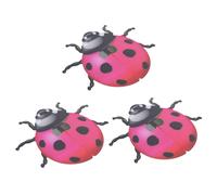 3 PCS Appendino Da Parete Coccinella Sette Stelle Ornamenti Insetti Arte Della