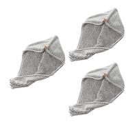 3 PCS Asciugamani Capelli Cuffia Per Asciugare Asciugamano Super Assorbente