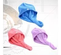3 Pcs Asciugamano Turbante Per Capelli Asciugamani Cuffia La Doccia