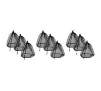 3 Pcs Borsa Rete Nera Porta Soldi Con Coulisse Stucchi Per Giocattoli