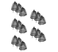3 Pcs Borsa Rete Nera Porta Soldi Con Coulisse Stucchi Per Giocattoli