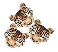 3 Pcs Carnevale Maschera Per Animali Costume Leopardo