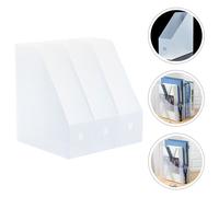 3 Pcs Cartella Portadocumenti Portariviste Verticale Scaffale Di Stoccaggio