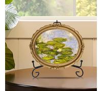 3 Pcs Cavalletto Di Ferro Supporto Per Piatti Mensola Espositiva in Cornice