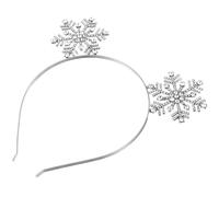 3 Pcs Cerchietto A Fiocco Di Neve Fasce Per Le Vacanze Decorative