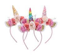 3 PCS Cerchietto Da Regina Del Compleanno Accessori Per Capelli Bambini
