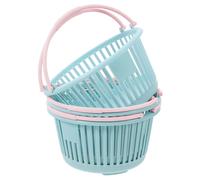 3 Pcs Ceste Plastica Paniere Del Mercato Degli Agricoltori Cestini Pasquali