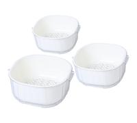 3 Pcs Cestello Di Scarico Cesto Per Il Lavaggio Della Frutta Scolapiatti