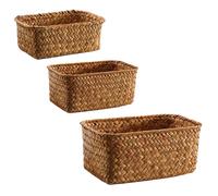 3 Pcs Cesti Portaoggetti Cestino Per La Conservazione Dell'erba Marina