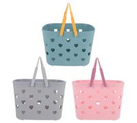 3 Pcs Cestino Bagno Portaoggetti Contenitore Di Stoccaggio Cestini Doccia