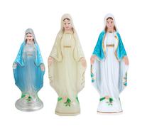 3 Pcs Christmas Decoration for Living Room Church Vergine Maria Statua Della