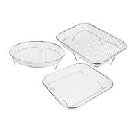 3 Pcs Colafritto Acciaio Inox Scolapasta Cestino Vapore Lavastoviglie