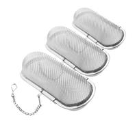 3 Pcs Colini Da Tè Per Sfuso Filtro Caffè Diffusore Foglie Più Ripido