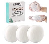3 Pcs Collagen Milk Whitening Soap, Silk Protein Skin Repair Soap, Remove Acne Anti-cellulite Soap, Firm & Brightening for Body & Facial Skin