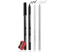 3 Pcs Colorato Gel Glitter Eyeliner,Eyeliner impermeabile Labbra Liner Ombra occhi Matite sopracciglia Penna Eye Makeup (01#+19#+20#)