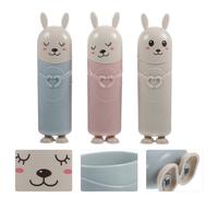 3 Pcs Contenitore Portatile Spazzolino Custodie Da Viaggio Per Spazzolini Denti