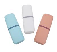 3 PCS Contenitore Portatile Spazzolino Portaspazzolino Da Viaggio