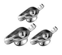 3 Pcs Contenitori Per Salse Piastra Inossidabile Piatti Di Salsa