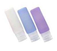 3 Pcs Contenitori Silicone Viaggio Bottiglie Di Lozione Da Per Lozioni