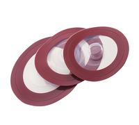 3 Pcs Coperchi Universali in Silicone Pentole Coperture Della Ciotola Vaschette