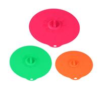 3 Pcs Coperchi Universali Pentole in Silicone Coperchio Della Ciotola Microonde