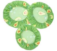 3 Pcs Coperture Elastiche Ciotole Alimenti Della Ciotola Di Stoffa