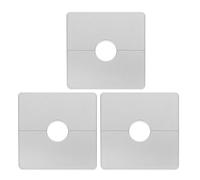 3 Pcs Copri Foro Muro Placca Copriforo Copertura Decorativa Con Tubo