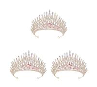 3 PCS Corona Sposa Coroncina Copricapo Per Le Donne Accessorio Capelli