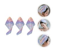 3 Pcs Cuffia Da Doccia Asciugamani Capelli Asciugamano Per Assorbenti