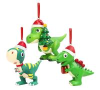 3 Pcs Decalcomanie in Vinile Di Dinosauri Ornamento Dinosauro Ornamenti