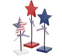 3 Pcs Decorazione Del Memorial Day Arredamento Giorno Dell'indipendenza