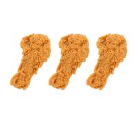 3 Pcs Decorazione Di Pollo Finto Scena Cibo Artificiale Falso